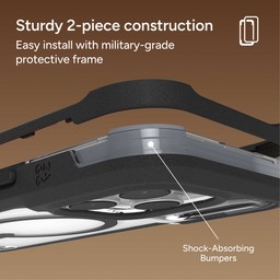 The Rainier snap has a 2-piece easy install protective frame ** Black The Rainier snap has a 2-piece easy install protective frame ** Black