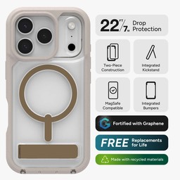 Features and benefits of the Rainier snap phone case ** Sandstone Beige Features and benefits of the Rainier snap phone case ** Sandstone Beige