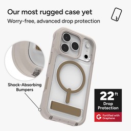 The Rainier snap is the most rugged case with 22 feet of drop protection ** Sandstone Beige The Rainier snap is the most rugged case with 22 feet of drop protection ** Sandstone Beige