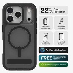 Features and benefits of the Rainier snap phone case ** Smoke Black Features and benefits of the Rainier snap phone case ** Smoke Black