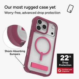 The Rainier snap is the most rugged case with 22 feet of drop protection ** Black Cherry Pink The Rainier snap is the most rugged case with 22 feet of drop protection ** Black Cherry Pink