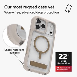 The Rainier snap is the most rugged case with 22 feet of drop protection ** Sandstone Beige The Rainier snap is the most rugged case with 22 feet of drop protection ** Sandstone Beige