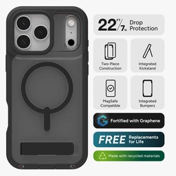 Features and benefits of the Rainier snap phone case ** Smoke Black Features and benefits of the Rainier snap phone case ** Smoke Black