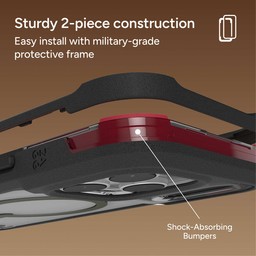 The Rainier snap has a 2-piece easy install protective frame ** Smoke Black The Rainier snap has a 2-piece easy install protective frame ** Smoke Black