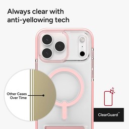 Anti-yellowing ClearGuard technology ** Pink Sorbet Anti-yellowing ClearGuard technology ** Pink Sorbet