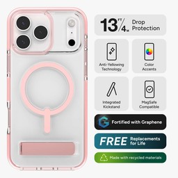Features and benefits for the Santa Cruz phone case with stand ** Pink Sorbet Features and benefits for the Santa Cruz phone case with stand ** Pink Sorbet