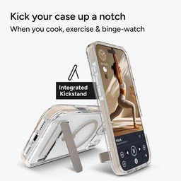 Integrated kickstand for portrait or landscape viewing ** Titanium Integrated kickstand for portrait or landscape viewing ** Titanium