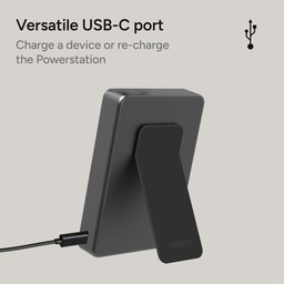 Multi-use USB-C port for charging another device or recharging the Powerstation ** With Black Multi-use USB-C port for charging another device or recharging the Powerstation ** With Black