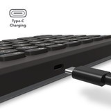 Cable Included for Type-C Charging
||You can also charge the keyboard with the included Type-C charging cable.