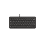 Compact Desktop Keyboard
||Fits even in crowded workplaces it works with a variety of devices and operating systems.
