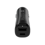 mophie Essentials Car Charger Dual USB-A to USB-C 12W