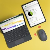 Multi-pairing Functionality
||Pro Mouse connects with three devices simultaneously.