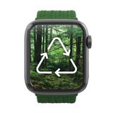 Nylon Contains Recycled Materials
||The nylon band is constructed with some post-consumer recycled nylon.