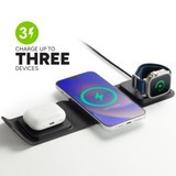 Charge up to 3 Devices at Once
||Charge your Apple AirPods/Pro, iPhone and watch simultaneously