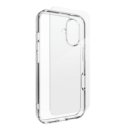 InvisibleShield Glass Elite 360 & Clear Case Bundle for Apple iPhone 16+ (Clear) InvisibleShield Glass Elite 360 & Clear Case Bundle for Apple iPhone 16+ (Clear)