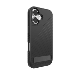 ZAGG Denali Snap Case with Kickstand for Apple iPhone 16 (Black) ZAGG Denali Snap Case with Kickstand for Apple iPhone 16 (Black)