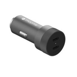 Dual 40W USB-C + USB-C PD Car Charger
||Two USB-C ports let you charge two devices at once Dual 40W USB-C + USB-C PD Car Charger
||Two USB-C ports let you charge two devices at once