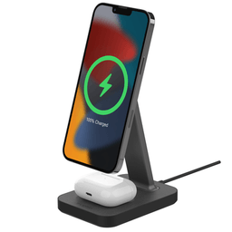 snap+ charging stand & pad
||MagSafe compatible wireless charging stand with AirPods charging spot