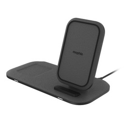 mophie wireless charging stand+ (Black - UK Plug)