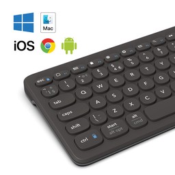 Compatible with Multiple Operating Systems
||The keyboard is compatible with Windows, macOS, ChromeOS, iOS, and Android. Compatible with Multiple Operating Systems
||The keyboard is compatible with Windows, macOS, ChromeOS, iOS, and Android.