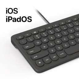 Compatible with Multiple Operating Systems
||The wired lightning keyboard is compatible with iOS and iPadOS Compatible with Multiple Operating Systems
||The wired lightning keyboard is compatible with iOS and iPadOS