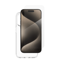InvisibleShield Glass Elite 360 Screen & Clear Case Bundle iPhone 15 Pro InvisibleShield Glass Elite 360 Screen & Clear Case Bundle iPhone 15 Pro