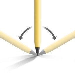 Tilt Recognition
|| The Pro Stylus 2 has tilt recognition so you can vary the width of your stroke. Tilt Recognition
|| The Pro Stylus 2 has tilt recognition so you can vary the width of your stroke.