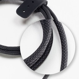 Heavy-duty, Braided Exterior
|| The sturdy braided exterior can endure wear and tear for a long life. Heavy-duty, Braided Exterior
|| The sturdy braided exterior can endure wear and tear for a long life.