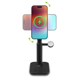 Portrait and Landscape Modes|| Charge your phone in portrait or landscape mode. Portrait and Landscape Modes|| Charge your phone in portrait or landscape mode.