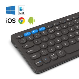 Compatible with Multiple Operating Systems
||The keyboard is compatible with Windows, macOS, ChromeOS, iOS, and Android. Compatible with Multiple Operating Systems
||The keyboard is compatible with Windows, macOS, ChromeOS, iOS, and Android.