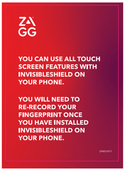 Note: ||
Please re-register your fingerprint once the glass is installed. Note: ||
Please re-register your fingerprint once the glass is installed.