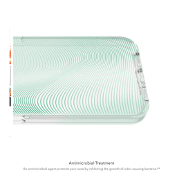 Antimicrobial Treatment 
An antimicrobial agent protects your case by inhibiting the growth of odor-bacteria Antimicrobial Treatment 
An antimicrobial agent protects your case by inhibiting the growth of odor-bacteria