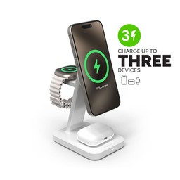 Charge Three Devices at Once
||Charge your phone, AirPods, and Apple Watch simultaneously. Charge Three Devices at Once
||Charge your phone, AirPods, and Apple Watch simultaneously.