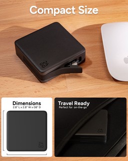 ZAGG 4-Port Charging Power Bank Hub (Grey/Black) ZAGG 4-Port Charging Power Bank Hub (Grey/Black)