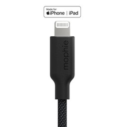 Certified Lightning Cables
||All mophie lightning cables are MFi certified to ensure the best user experience with your Apple device. Certified Lightning Cables
||All mophie lightning cables are MFi certified to ensure the best user experience with your Apple device.