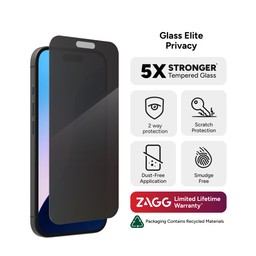 InvisibleShield Glass Elite Privacy Apple iPhone 16/iPhone 15 Screen Protector InvisibleShield Glass Elite Privacy Apple iPhone 16/iPhone 15 Screen Protector