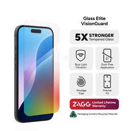 InvisibleShield Glass Elite VisionGuard Apple iPhone 16/iPhone 15 Screen Protector InvisibleShield Glass Elite VisionGuard Apple iPhone 16/iPhone 15 Screen Protector