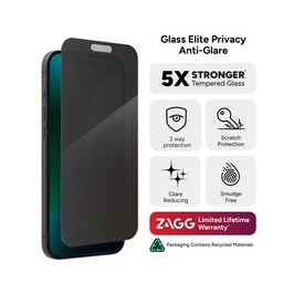 InvisibleShield Glass Elite Privacy Anti-Glare Apple iPhone 16+/iPhone 15+ Screen Protector InvisibleShield Glass Elite Privacy Anti-Glare Apple iPhone 16+/iPhone 15+ Screen Protector