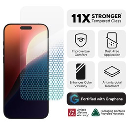 InvisibleShield Glass XTR4 Apple iPhone 16 Pro Max Screen Protector, Tempered Glass, Scratch Resistant, Advanced Clarity InvisibleShield Glass XTR4 Apple iPhone 16 Pro Max Screen Protector, Tempered Glass, Scratch Resistant, Advanced Clarity