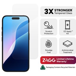 InvisibleShield Glass+  Apple iPhone 16/iPhone 15 Screen Protector InvisibleShield Glass+  Apple iPhone 16/iPhone 15 Screen Protector