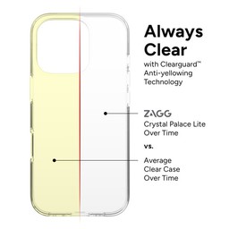 Anti-Yellowing|| Crystal Palace Lite has ClearGuard™ anti-yellowing technology to help the case stay beautifully clear. Anti-Yellowing|| Crystal Palace Lite has ClearGuard™ anti-yellowing technology to help the case stay beautifully clear.