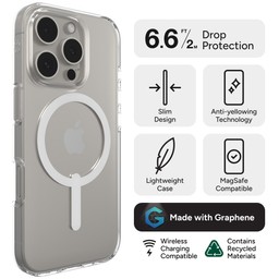 ZAGG Crystal Palace Lite Snap Case for Apple iPhone 16 Pro (Clear) ZAGG Crystal Palace Lite Snap Case for Apple iPhone 16 Pro (Clear)