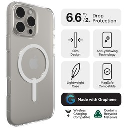 ZAGG Crystal Palace Lite Snap Case for Apple iPhone 16 Pro Max (Clear) ZAGG Crystal Palace Lite Snap Case for Apple iPhone 16 Pro Max (Clear)