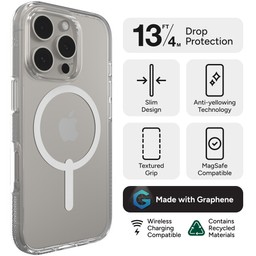 ZAGG Crystal Palace Snap Case for Apple iPhone 16 Pro (Clear) ZAGG Crystal Palace Snap Case for Apple iPhone 16 Pro (Clear)