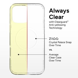 ZAGG Crystal Palace Snap Case for Apple iPhone 16 Pro Max  (Clear) ZAGG Crystal Palace Snap Case for Apple iPhone 16 Pro Max  (Clear)