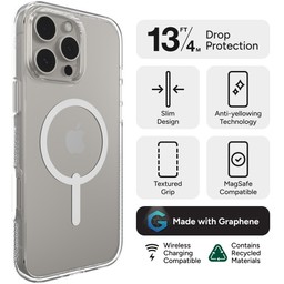 ZAGG Crystal Palace Snap Case for Apple iPhone 16 Pro Max  (Clear) ZAGG Crystal Palace Snap Case for Apple iPhone 16 Pro Max  (Clear)