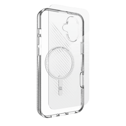 ZAGG Luxe Snap Case & Glass 360 Protect Bundle for Apple iPhone 16 (Clear) ZAGG Luxe Snap Case & Glass 360 Protect Bundle for Apple iPhone 16 (Clear)