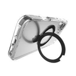 ZAGG Santa Cruz Snap Case with Ringstand for Apple iPhone 16 (Clear/Black ) ZAGG Santa Cruz Snap Case with Ringstand for Apple iPhone 16 (Clear/Black )