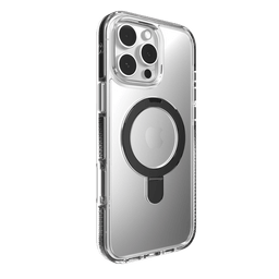 ZAGG Santa Cruz Snap Case with Ringstand for Apple iPhone 16 Pro Max (Clear/Black ) ZAGG Santa Cruz Snap Case with Ringstand for Apple iPhone 16 Pro Max (Clear/Black )