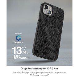 13ft│4m Drop Protection|| London Snap has been tested and proven to protect your phone from drops up to 13 feet (4 meters). 13ft│4m Drop Protection|| London Snap has been tested and proven to protect your phone from drops up to 13 feet (4 meters).